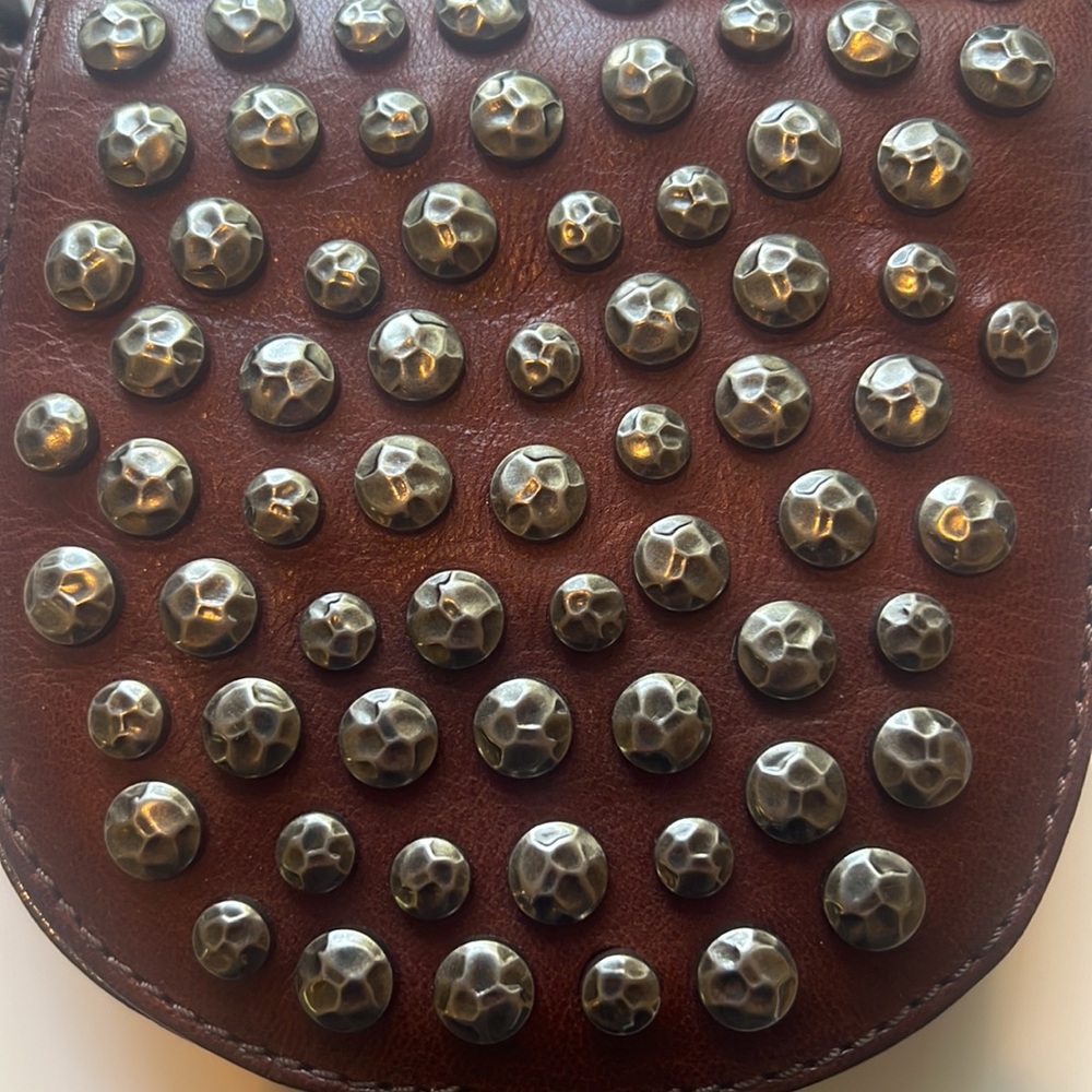Rebecca minkoff bag! Brown leather silver studs - Picture 5 of 6